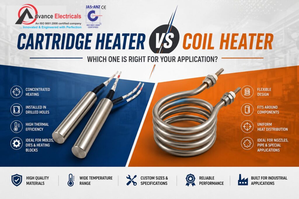 Cartridge Heater vs Coil Heater