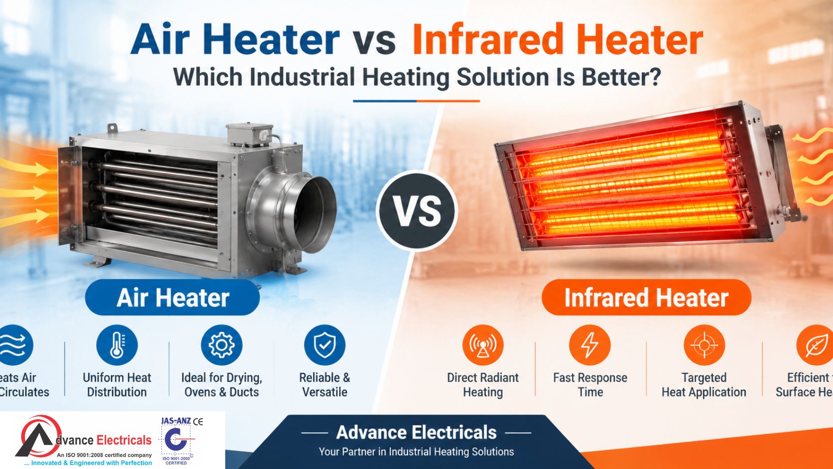 Air Heater vs Infrared Heater